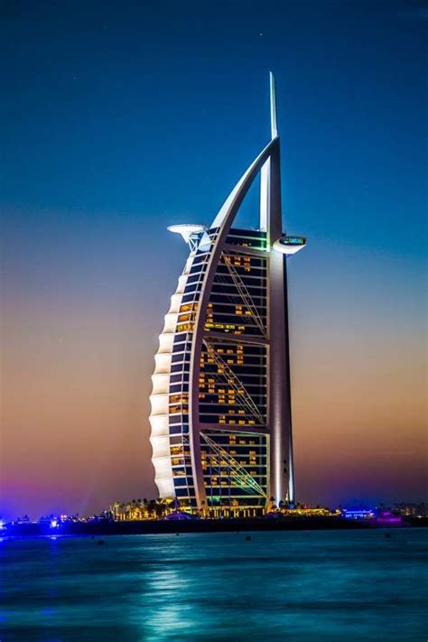 Dubaijumeirah Burj Al Arab Lugares Preciosos Arquitectura