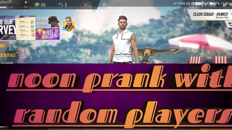 Noob Prank With Random Players Youtube