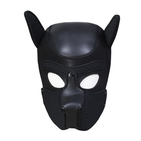 Couples Sex Dog Mask Adult Product Cosplay Sex Games Removable Mask