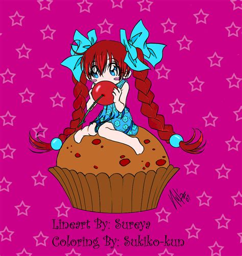 Chibi Cupcake Girl Collab By Sukiko Kun On Deviantart