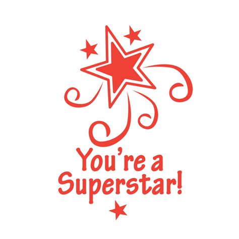 You Re A Superstar Stamper Superstickers