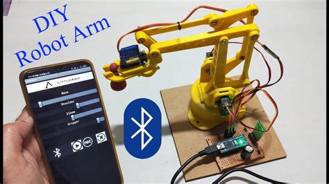 Diy Smartphone Bluetooth Controlled Robot Arm Using Arduino Hc Hot Sex Picture