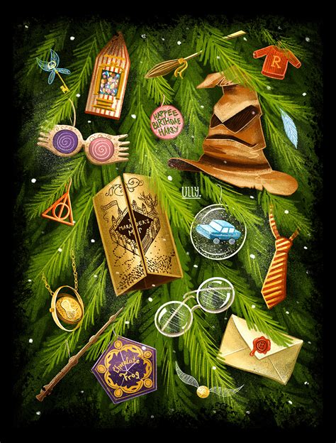 Harry Potter Christmas Tree On Behance