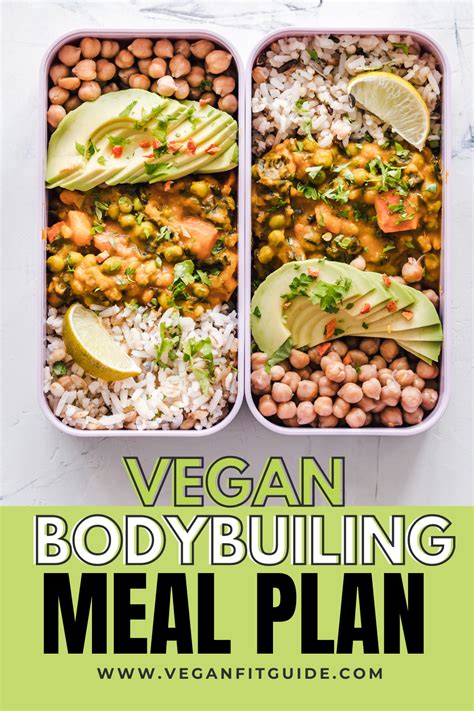 Vegan Bodybuilder Meal Plan Easy Guide And Examples Vegetarian