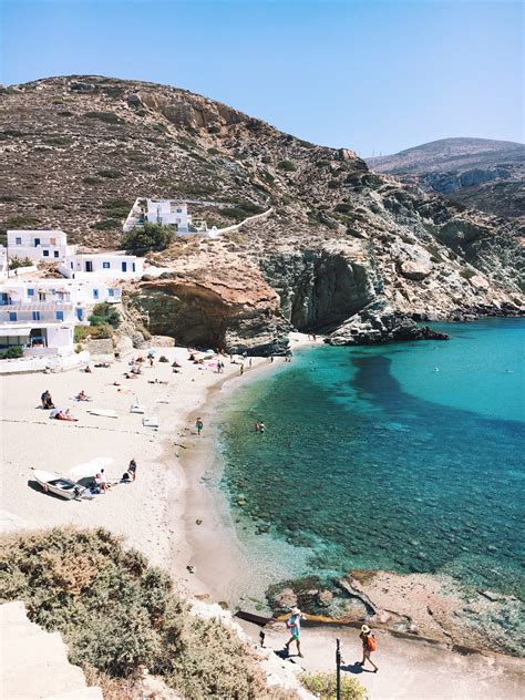 Folegandros has three small villages, karavostasi (the port), the chora, ano meria and we like to mention also agali.a paved single road running side them connects the villages. Folegandros | Photo Diary + Travel Guide - Hannah Shelby