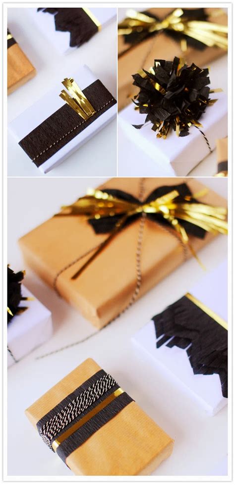 Wrapped gifts make the perfect holiday decor. Unique Christmas Gift Wrapping Ideas | Design Fixation