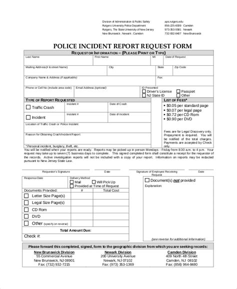 free 13 sample incident report forms in ms word pdf