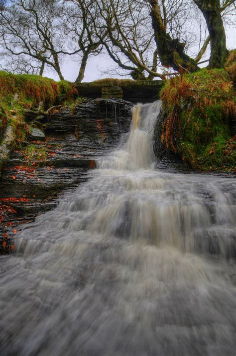 Dean Brook Waterfall Rivington Lancashire England A Photo On