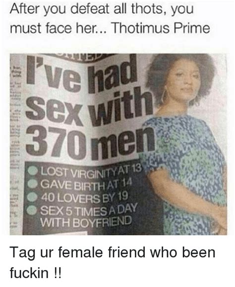 After You Defeat All Thots You Must Face Her Thotimus Prime Sex With At Gave Birth A