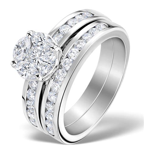Our collection of men's wedding rings encompasses classic styles and unusual hand engraved designs. Matching Diamond Engagement and Wedding Ring 1.46ct ...