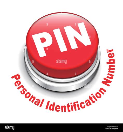 Personal Identification Number Pin Cut Out Stock Images And Pictures Alamy