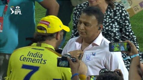 Sunil Gavaskar Reveals Reason For Taking Ms Dhoni S Autograph On Shirt