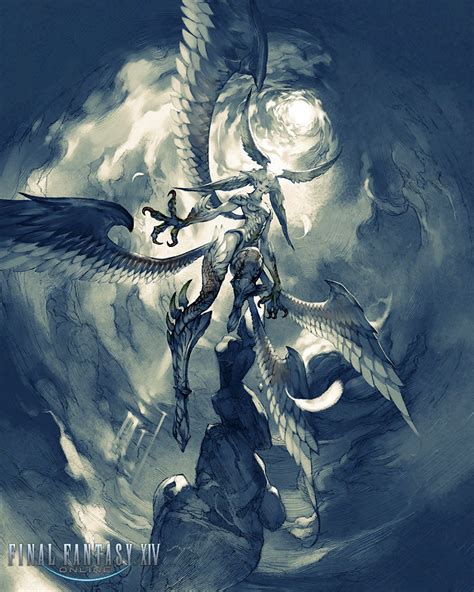 Garuda Ffxiv Artist Final Fantasy 14 Final Fantasy Artwork Fantasy