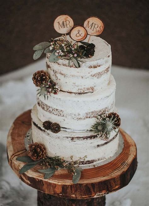That means no bold frosting colors that aren't found in nature and no glamorous details like rhinestone bands. 20 Trending Simple and Rustic Wedding Cakes ...