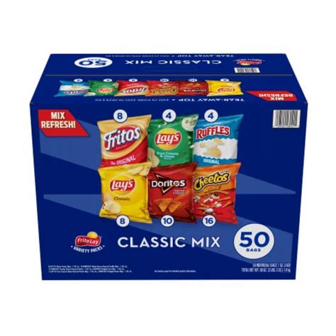 Frito Lay Classic Mix Snacks Variety Pack 50 Ct 1 Oz Pick ‘n Save