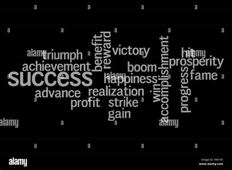 Success Word Cloud Business And Motivation Concept Stock Photo Alamy