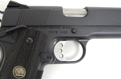 Wilson Cqb 45 Acp Caliber Pistol With Ambi Safety S And A Arched