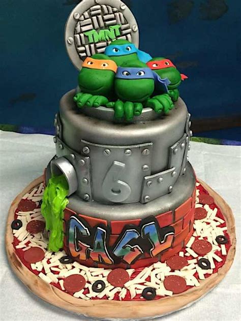 Teenage Mutant Ninja Turtles Cake Baker Unknown Ninja Turtle Birthday Cake Ninja Cake Tmnt