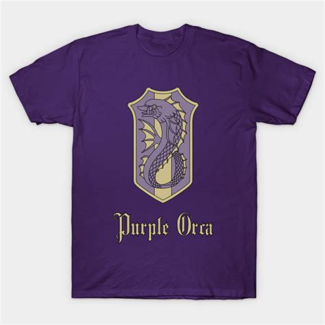Purple Orca Badge Anime Shachihoko Manga Black Clover T Shirt