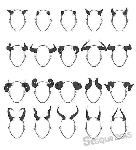 sesquii “ i really like horns so here have a set horns antlers and feelers feel free to use