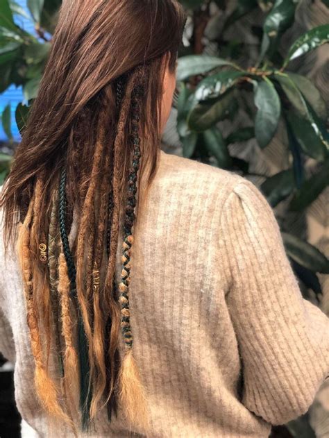 Partial Dreadlocks Haar Styling Teil Dreads Dreadlock Frisuren