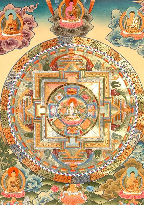 To be contextual, the architecture of these viharas influenced the style of monasteries and temples in south east asia up to myanmar, cambodia to java (indonesia) and entire bali peninsula and also in. Vajrasattva Mandala with Five Cosmic Buddhas