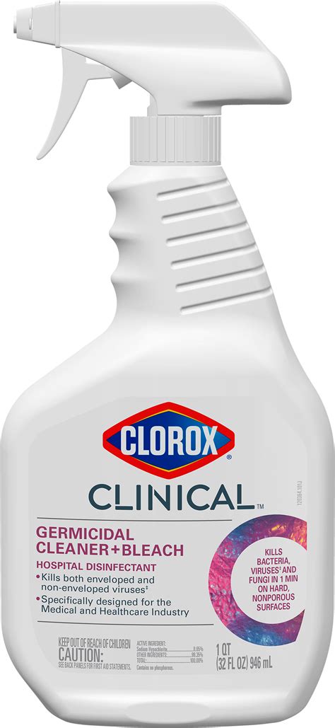 Clorox Clinical Germicidal Cleaner With Bleach Clorox Clorox