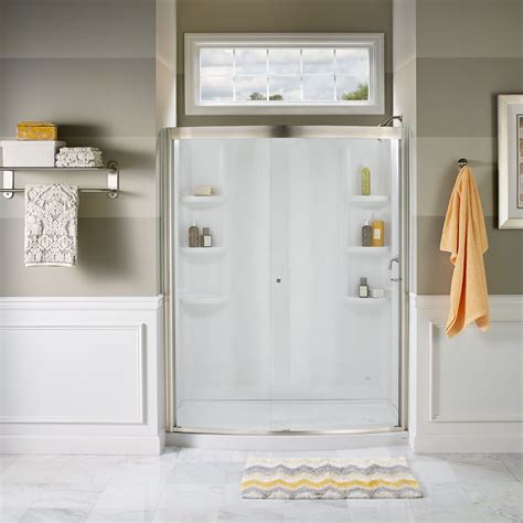 Ovation 72 Inch High Curved Framed Shower Door