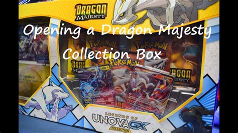 Opening A Dragon Majesty Legends Of Unova Collection Box Pokemon Cards