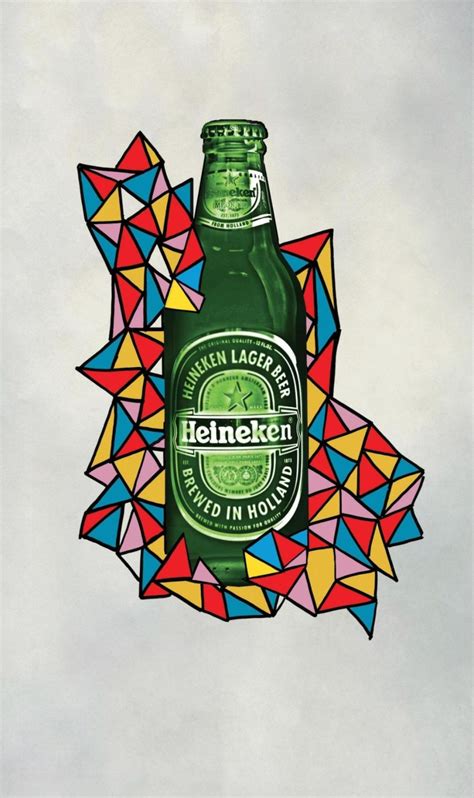 Heineken Beer Mosaicthomas Shim2009 Heineken Beer Beer Cartoon Beer