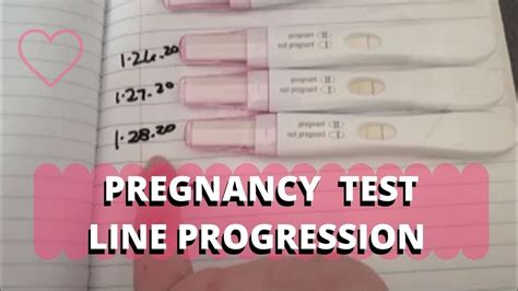 Pregnancy Test Line Progression 89 Dpo Youtube