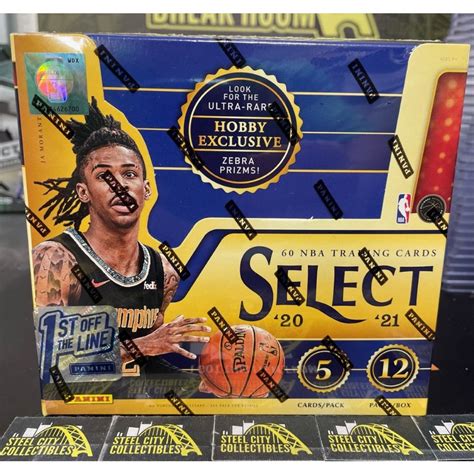2020 21 Panini Select Basketball Premium Edition Hobby Box 1st Off The Line Random Division