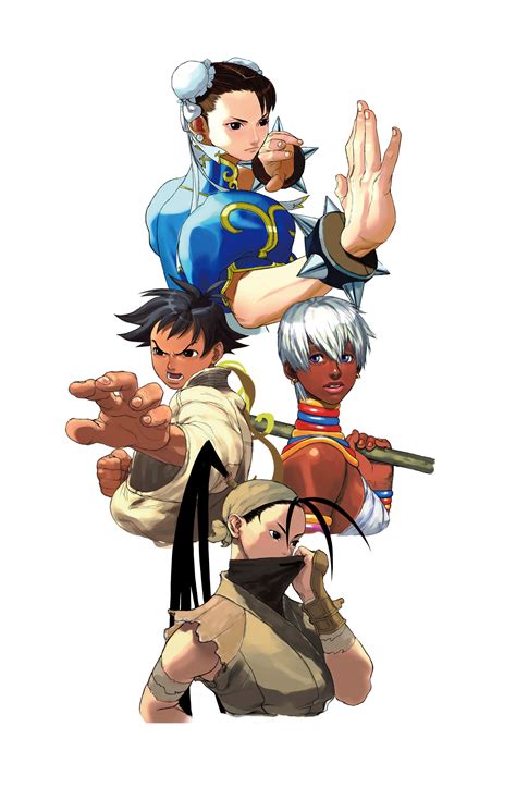 Illustration Digital Enhancement Girls Of Street Fighter Iii3rd