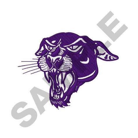 Panther Head Embroidery Design Panther Head Machineembroidery Design