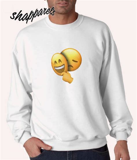 Share the best gifs now >>>. Fake Smile Emoji Sweatshirt