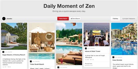 [jetsetter] the pinterest board daily moment of zen is one of the most followed here the travel