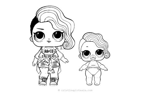Lol Little Sisters Coloring Pages Printable