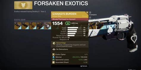 How To Get Izanagis Burden Catalyst In Destiny 2