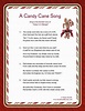 Candy Cane Legend Song - PDF | Christmas poems, Candy cane legend ...