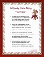 Candy Cane Legend Song - PDF | Candy cane legend, Christmas poems ...