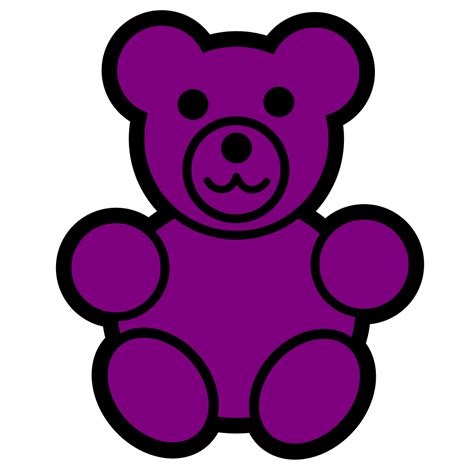 Purple Bear Png Svg Clip Art For Web Download Clip Art Png Icon Arts