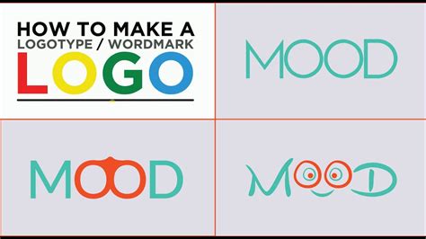 How To Create Wordmarklogotype Logo By Be Skilled Youtube