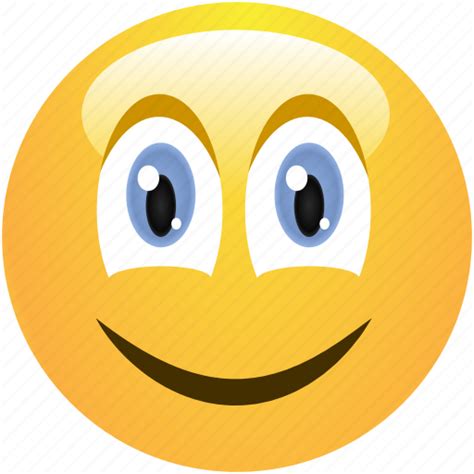 Cheerful Cute Emoticon Positive Smile Smiley Icon Download On Iconfinder