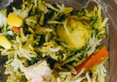 Palak Biryani One Pot Meal Recipe By Shreya Mehta Cookpad