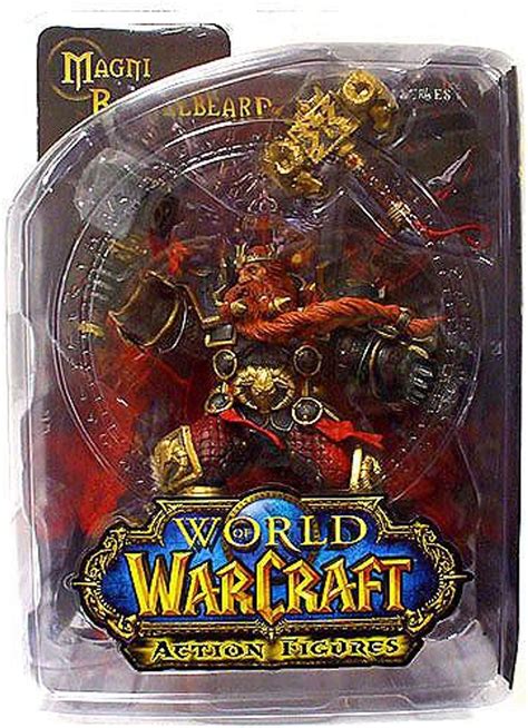 world of warcraft series 6 magni bronzebeard action figure dwarven king dc unlimited toywiz