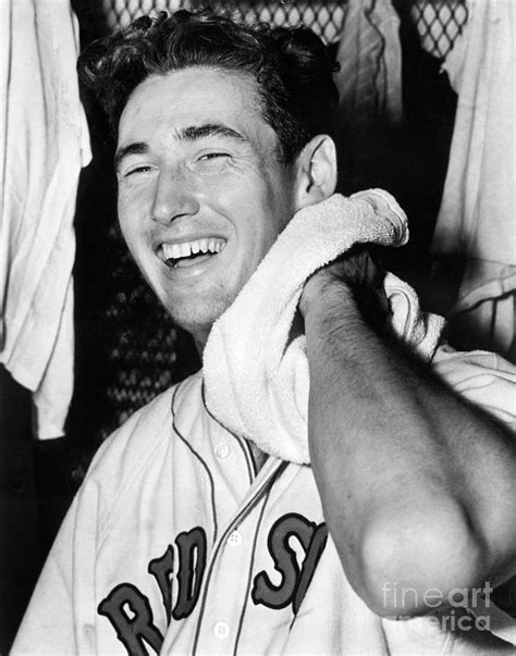 Ted Williams By National Baseball Hall Of Fame Library