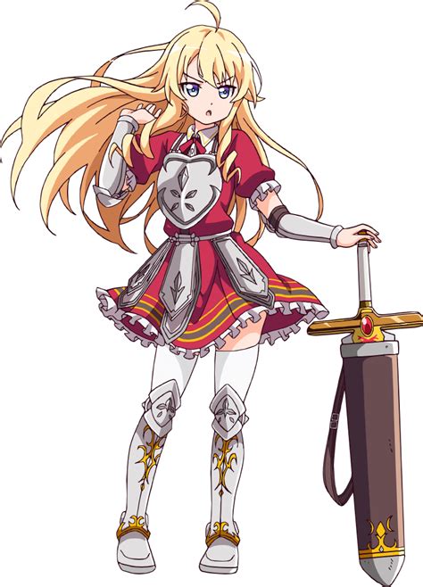 Monique Waroquier Kanpani Girls Official Art 1girl Armor Blonde Hair Blue Eyes Boots