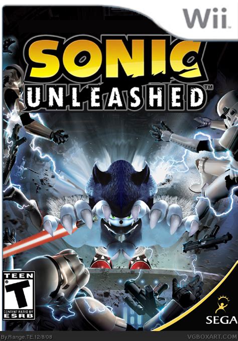 Sonic Unleashed Wii Box Art Cover By Range Te