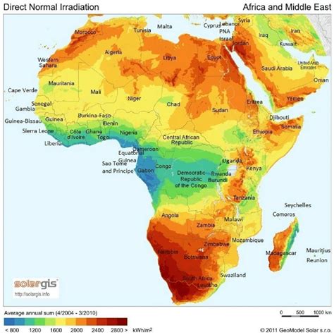 Solar Map Of Africa Download Scientific Diagram