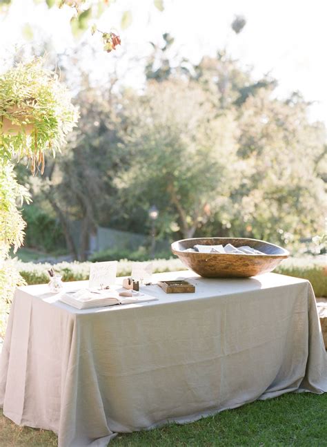 Romantic Ivory Grey Ojai Valley Inn Wedding Wedding Table Settings
